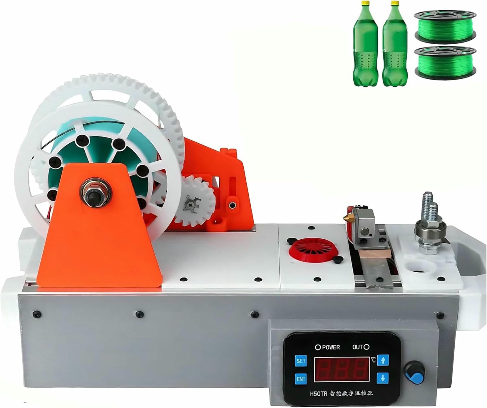 Máquina para crear filamentos de impresora 3D que soluciona la falta de material a medida