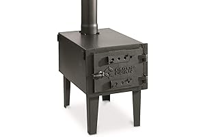 Portable Outdoor Wood Stove with Chimney for Camping and Wilderness Adventures