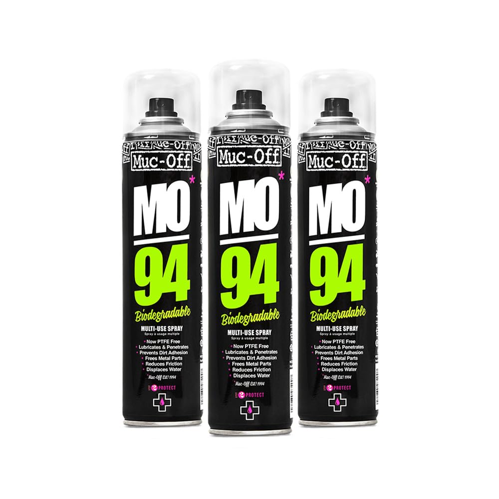 Muc-Off MO-94, 3 Pack - Biodegradable Multi-Purpose Bike Spray for MTB/Road/Gravel Bikes