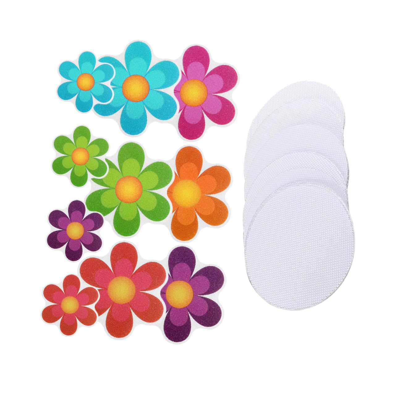 PRETYZOOM 60 Piezas Anti Pegatinas Navidad Tazas sin bañera calcomanías Antideslizantes Pegatina Redonda para baño Dibujos Animados Pegatinas Antideslizantes Cinta Adhesiva