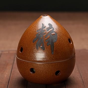 YOY Chinese Handmade Glazed Pottery Buddha Incense Burner Holder 2