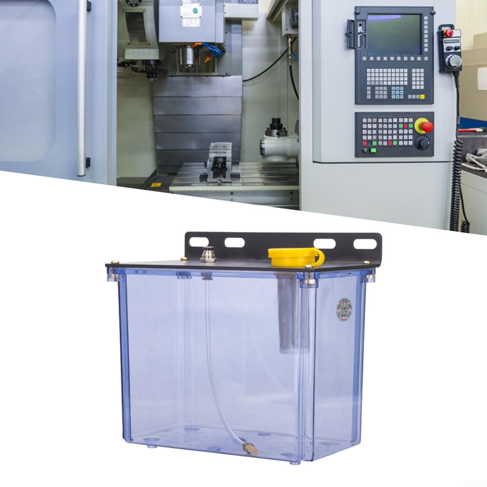 3L CNC Schmiersystem Wasserbehälter Mit Filter Für Drehmaschine Fräsmaschine Bohrmaschine Öltank Transparente Schmieranlage Niederdruck Wassersprüher Für Präzisionsgeräte