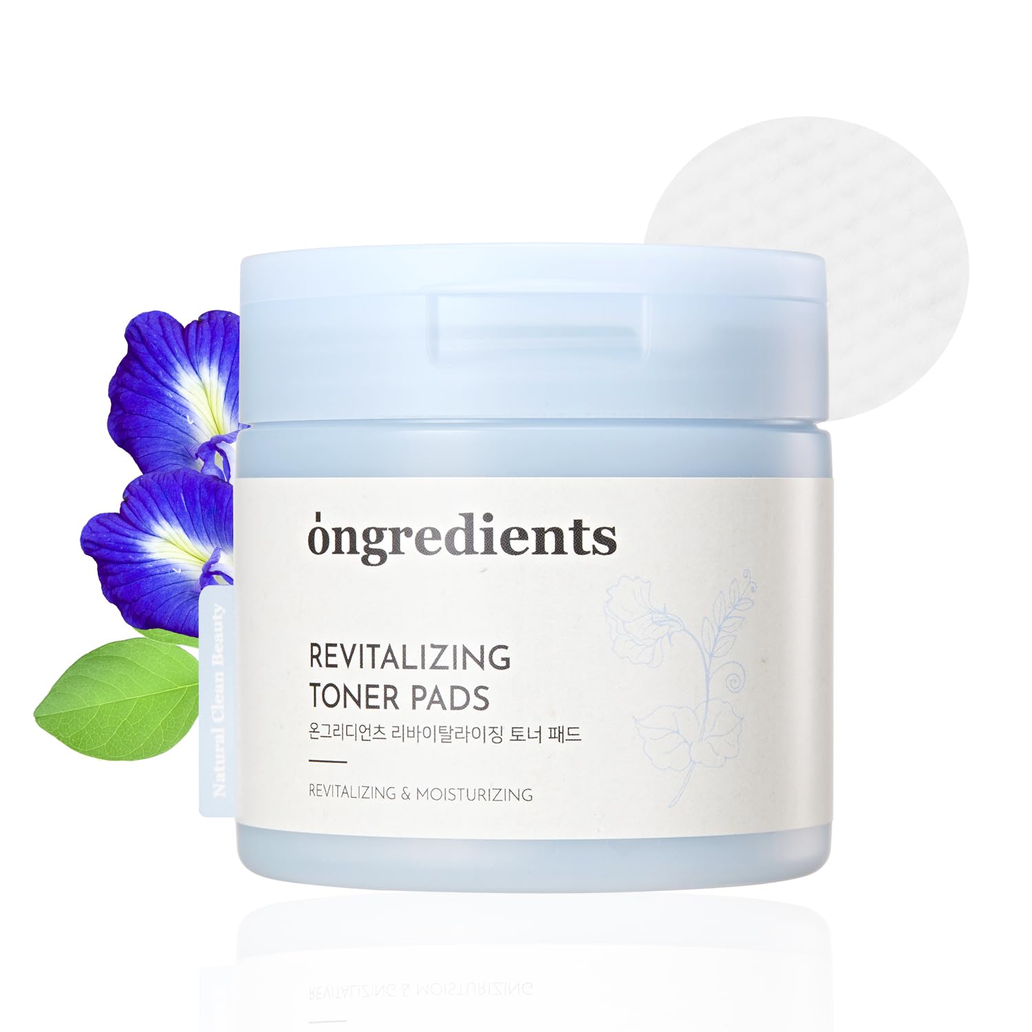 Ongredients Revitalizing Toner Pad, Exfoliating Toner Pads, 60 Pads Ongredients Revitalizing Toner Pad, Exfoliating Toner Pads, 60 Pads
