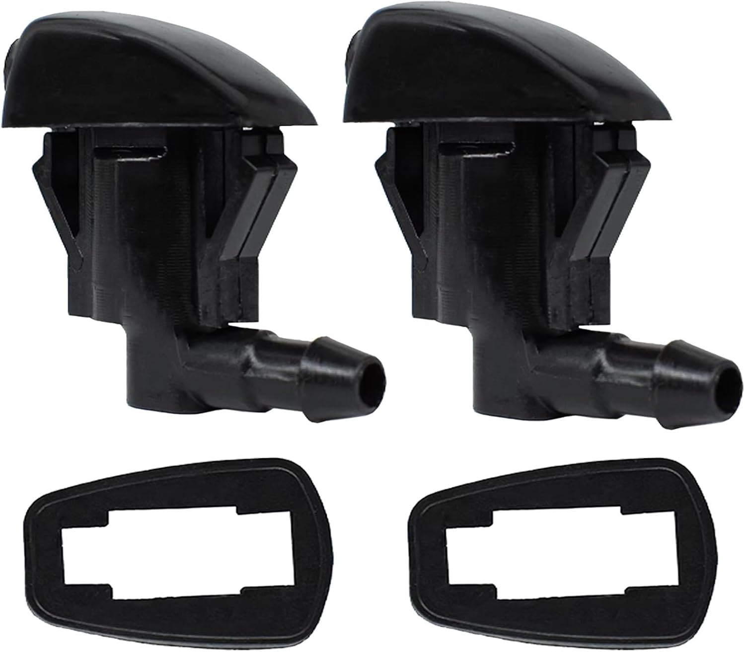 Car Wiper Washer Sprayer Replacement for Toyota For Highlander XU20 2003-2007 For Prius XW20 2003-2009 55079049AA 2Pcs Wiper Water Spray Nozzle Front Windshield