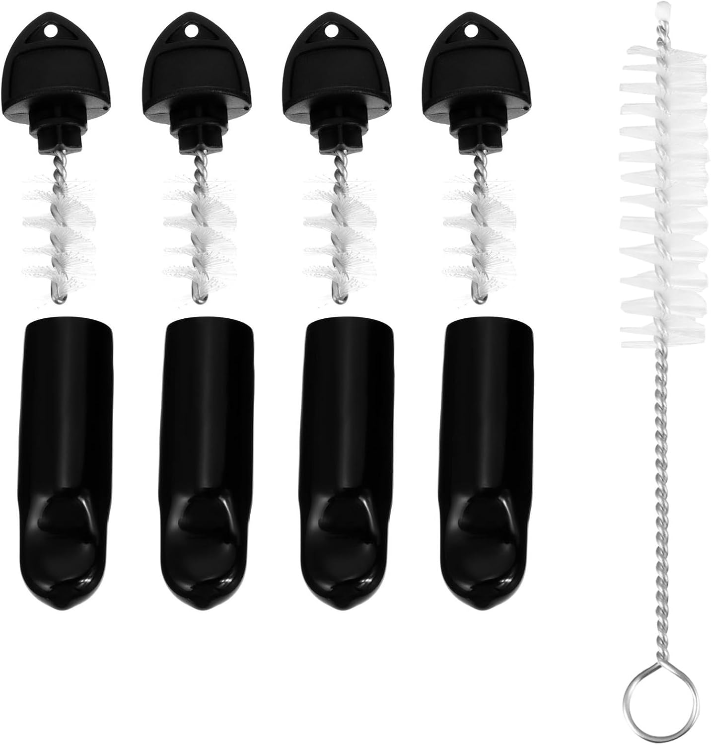 Beer Tap Caps Dust Cover for Draft Beer Lines Black Plastic