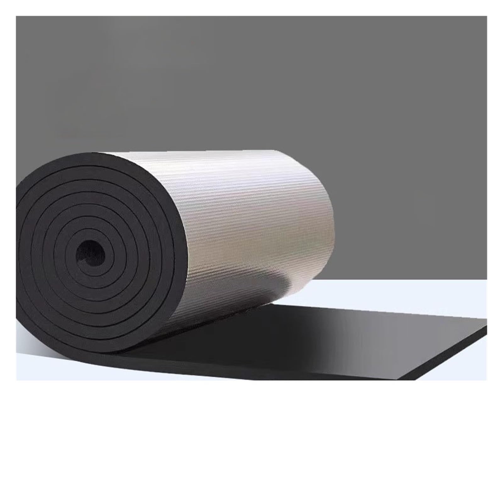 EBZFASO Double Aluminium Bubble Insulation Foil, Double Self Adhesive Reflective Aluminum Bubble(5mm,1x8m)