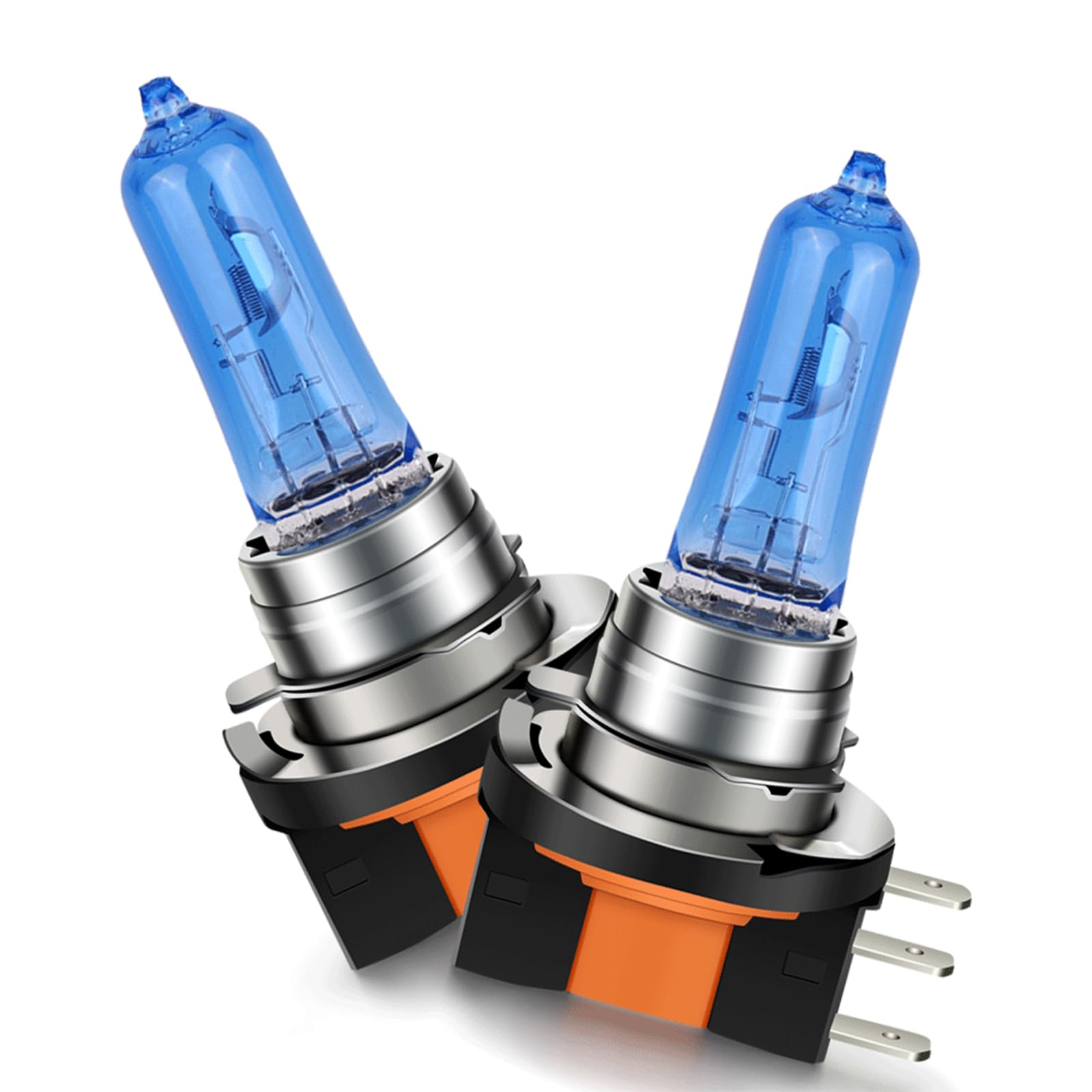SOFOC H15 Ampoule 12V 715 Phare Feu de Jour 55W/15W 64176 PGJ23t-1 Blanc DRL Rapprochée/Route 3 Broches Plug & Play 2pcs