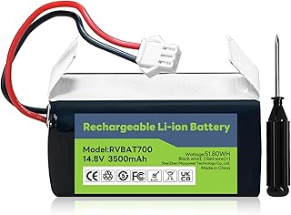 【3-Prong Plug】 SHENMZ RVBAT700 14.8V 3500mAh Replacement Battery | Compatible with Shark RV700/RV720/RV725/RV750 & ion RVbat700 | Extended Runtime + Overcharge Protection