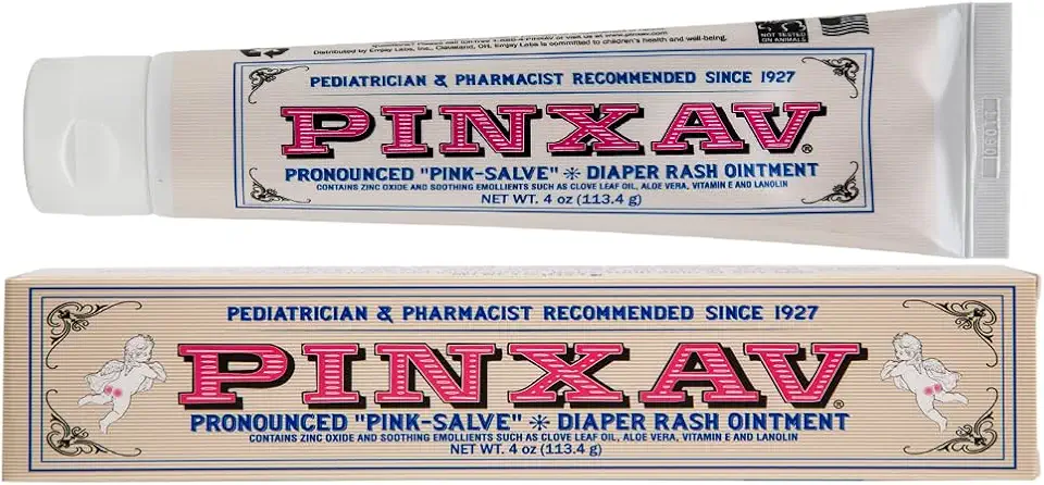 PINXAV Healing Cream, Fast Relief for Diaper Rash, Eczema, Chafing, Bed Sores, Acne, and Minor Cuts and Burns (4 OZ)