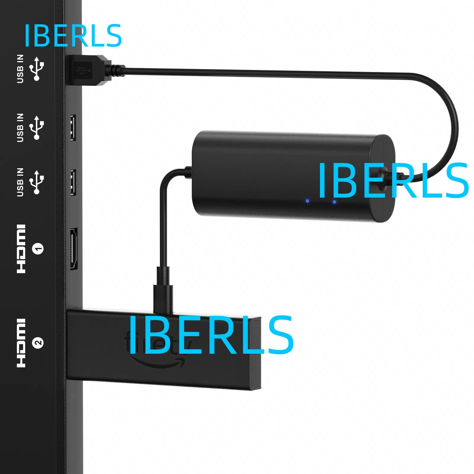for Mission USB Power Cable Adapter for Fire TV Stick, FireStick 4K Max, Lite, Ultra and Other Sticks, Support HD Video Play, Eliminating AC Outlet Decluttering Messy Cords