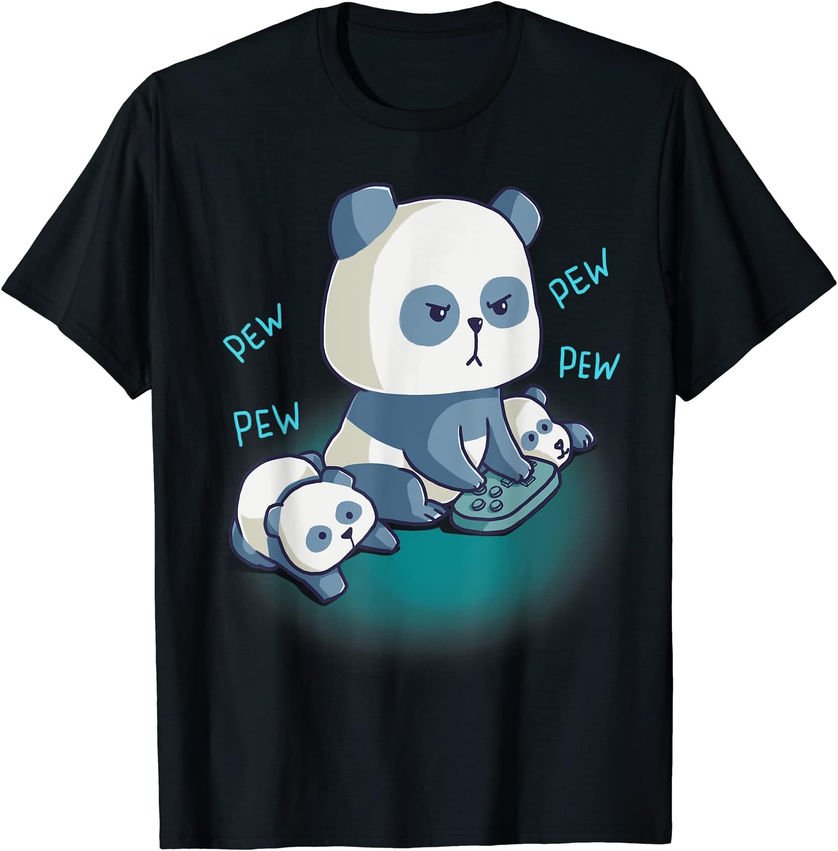 BCC Funny Panda Shirts & Panda Bear GiftsGamer Parent Mom Dad Child Panda Bear Video Gaming Nerd Geek T-Shirt