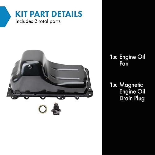 Vista 34 de Cárter de aceite del motor para Ford Bronco F Series Pickup Truck Econoline Van 4.9L I6