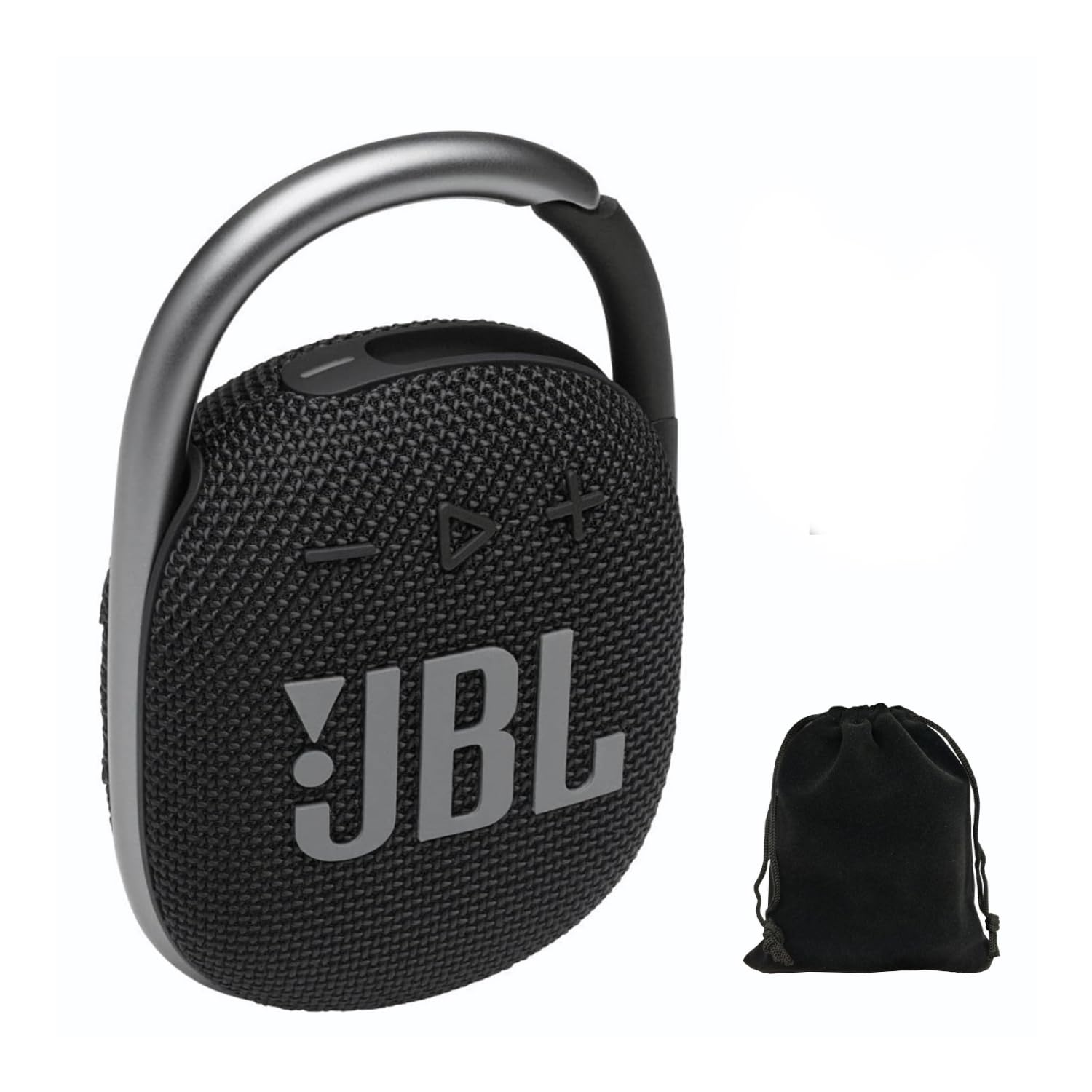 Clip 4 Portable Bluetooth Speaker - IP67 Waterproof, Dustproof, 10 Hours Playtime, Integrated Carabiner, Ultra-Portable Design, Bold Style, Rich Pro Sound, Includes Pouch