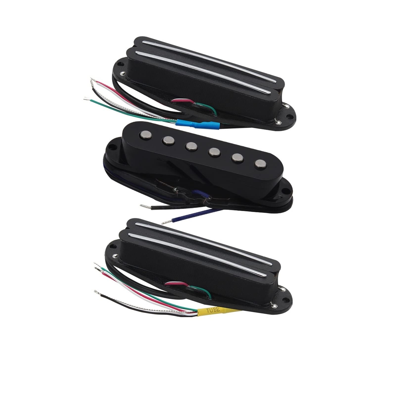 Humbuckers 3pcs Alnico 5 SSS Pickups Y Bobina De Recogida Y Bobina Única para Guitarra Eléctrica