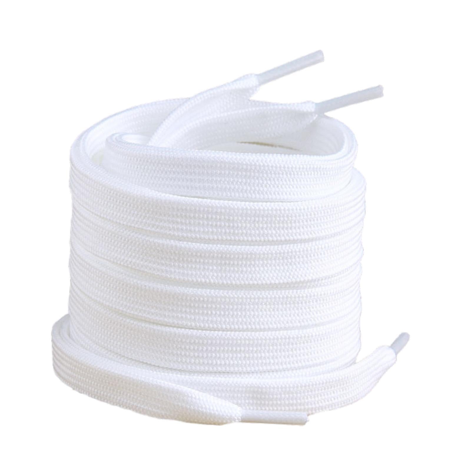 rockible Hockey Skate Laces, Hockey Laces 120 inch Long Figure Skating Laces Shoelaces for Figure Skates and Boots, White