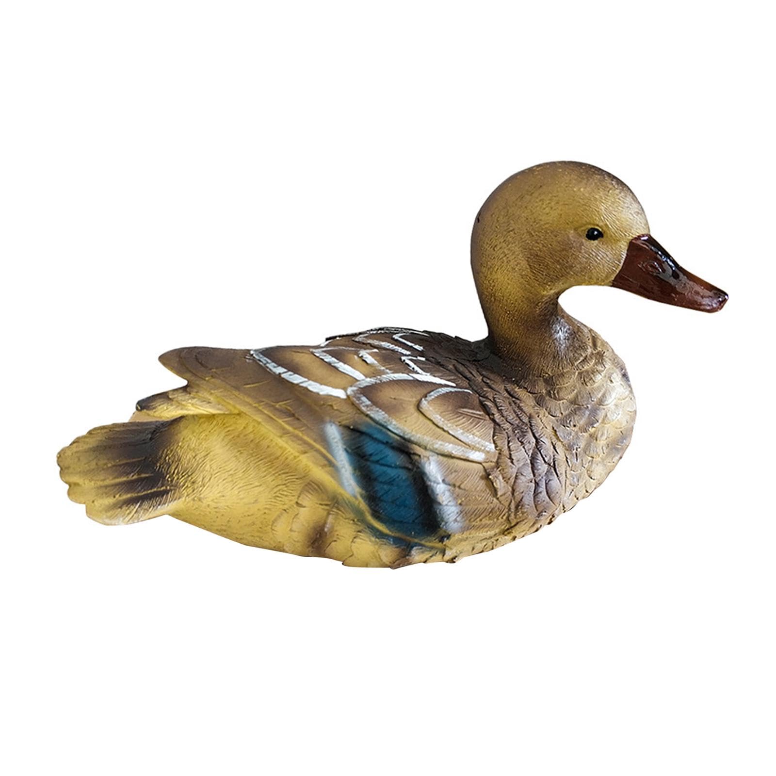 UJEAVETTE Floating Duck Pond Decor Centerpiece Animal Sculpture for Lawn Balcony Porch Yellow-image-8