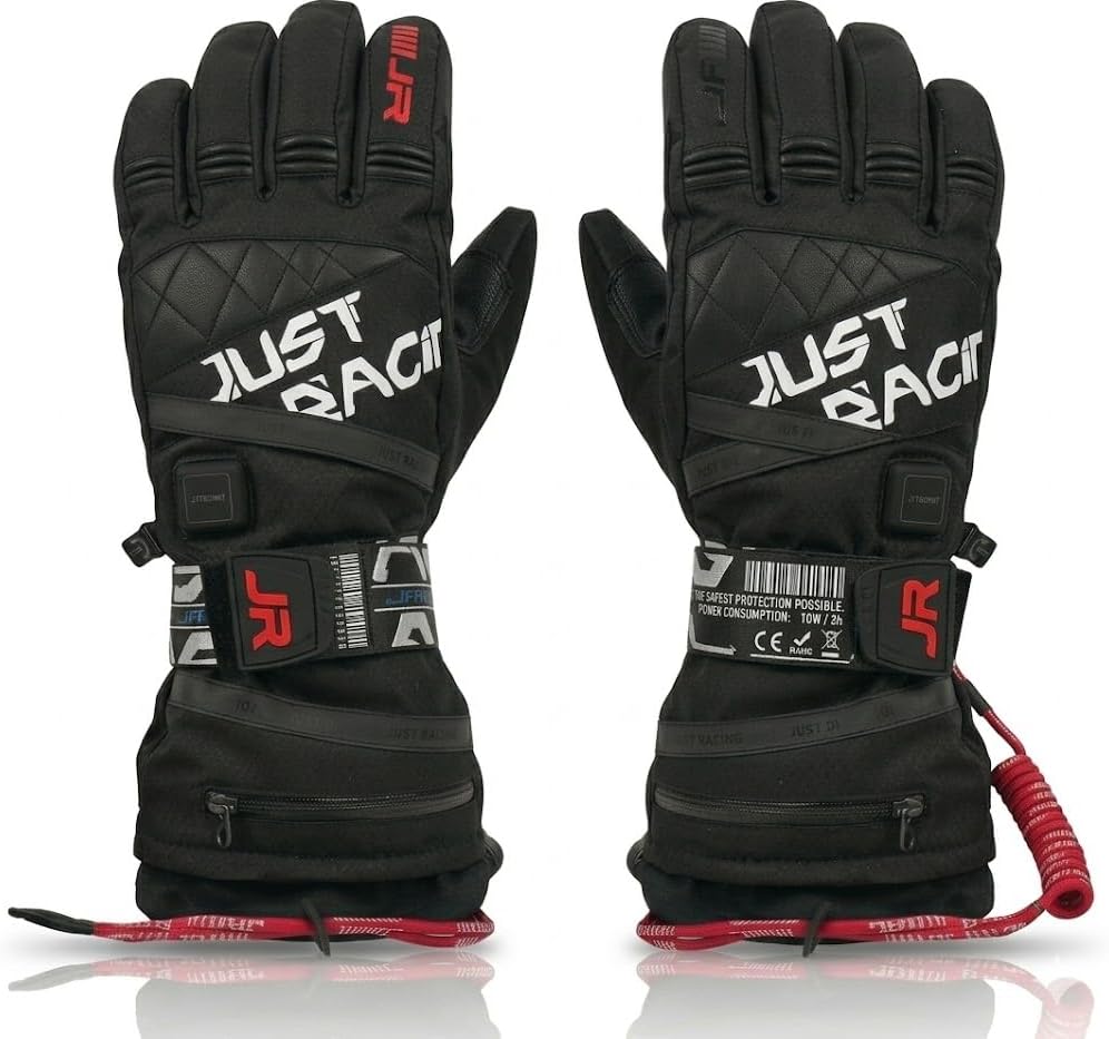 Waterproof Gloves Men & Women, Snow Warm Cycling Cold Weather, Driving, Biking Running (Black, Small)