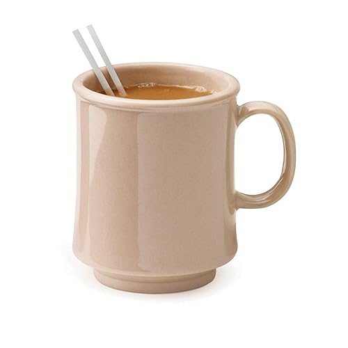 Miniatura 4 de G.E.T. TM-1308-BK - Taza apilable de 8 onzas, Tritan (paquete de 12)
