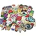 24pcs/lot Assorted Iron-on or Sew-on Embroidered Patch Motif Applique Set (Mixed colors Set 14)