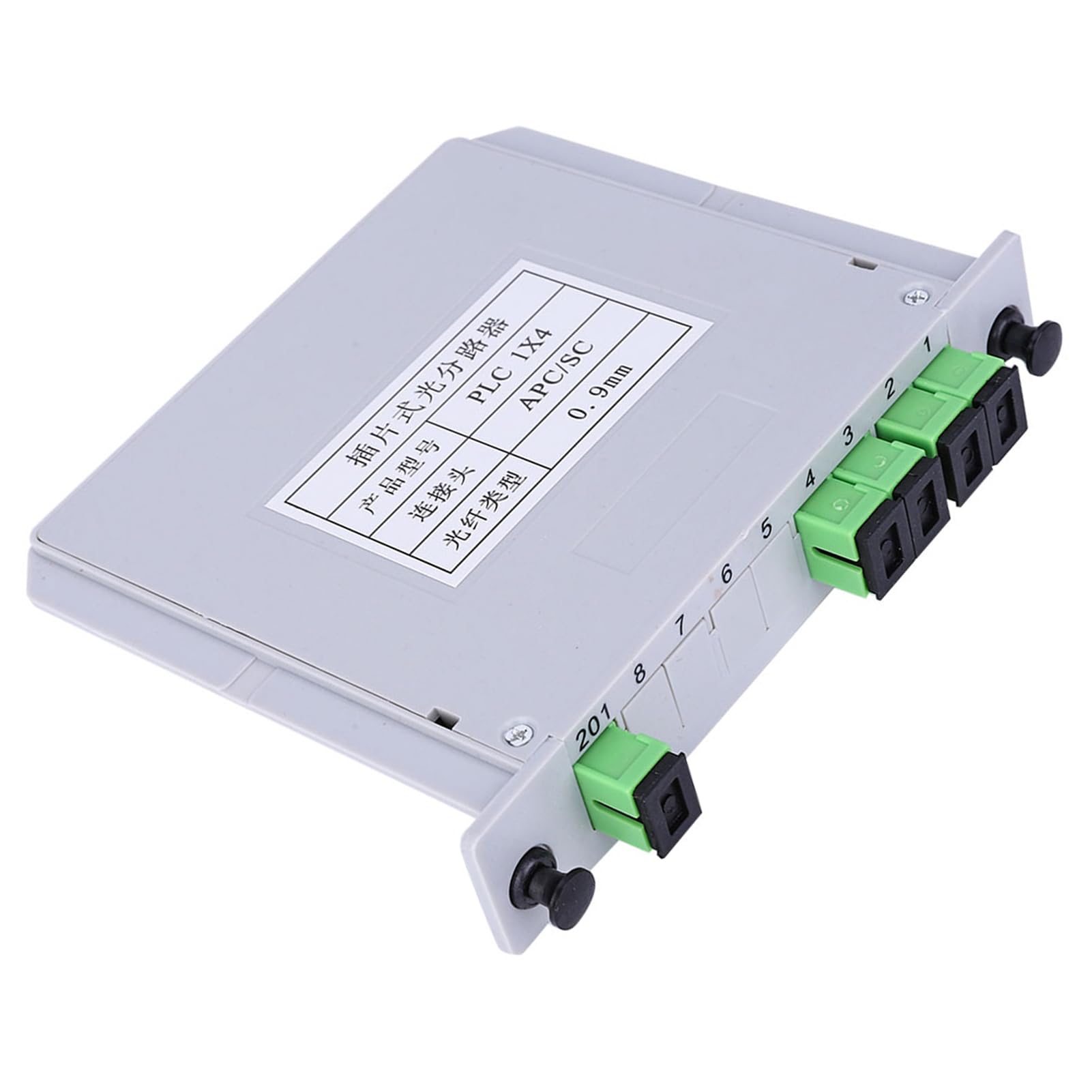 Séparateur Optique à Lame 1x4, Module De Séparation De Fiber SC PLC Pour L'ingénierie Domestique, LAN à Fiber Optique D'entreprise