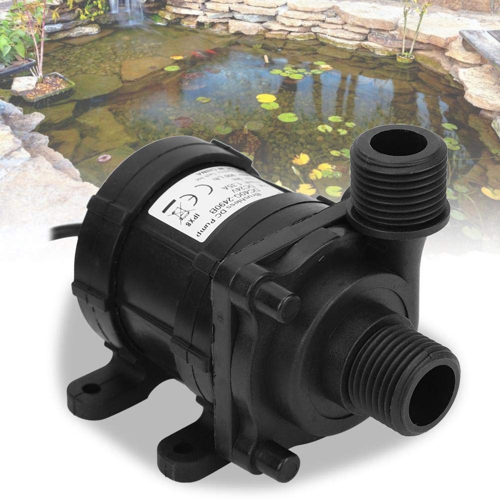 Pompa di circolazione dell'acqua senza spazzole DC 24 V, 800 l/h, per laghetti