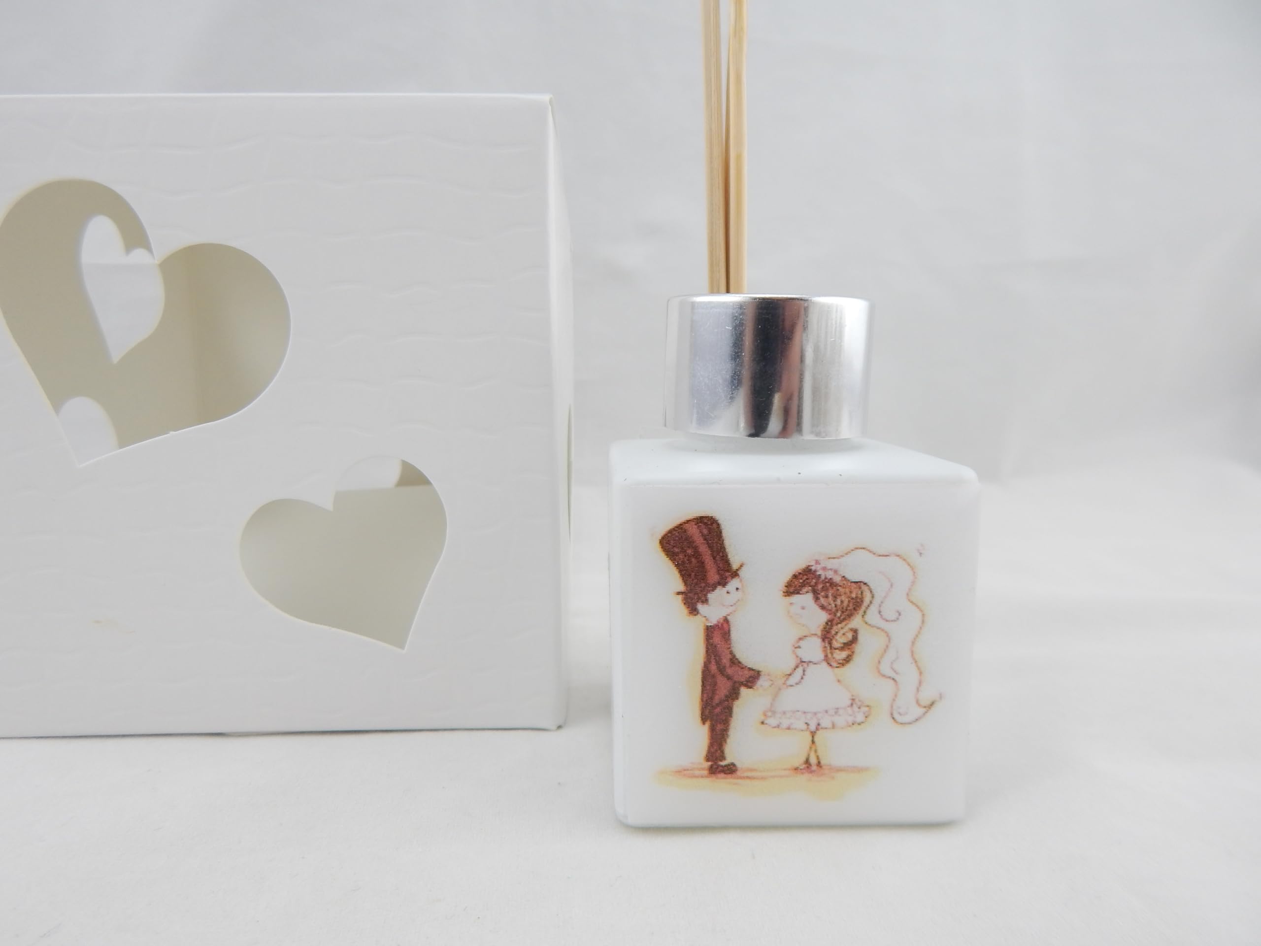 Digiglio Bomboniere Wedding Favour with Application 50 ml with Perfume and Wedding Anniversary Case