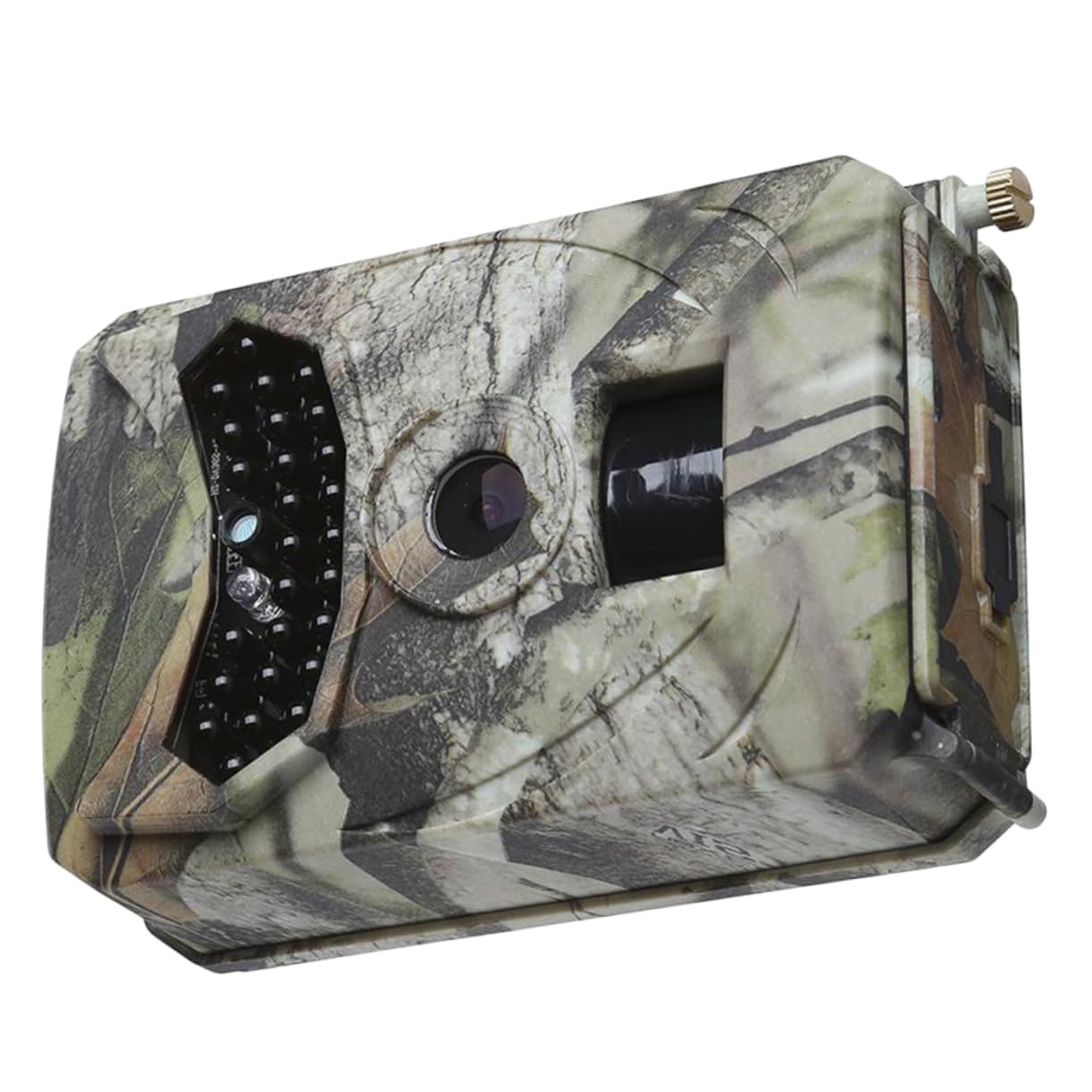 Hemobllo Caméra de Chasse Détection de Mouvement Étanche Ip56 26 LED Infrarouges 1080p Plastique Solide Surveillance Sécurité en Extérieur