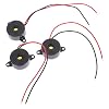 9 Pcs Buzzer Alarm Prank Beep Classroom Electric Prank Noise Maker Beeper Beep Tone Speaker Annoyatron Ppo Black