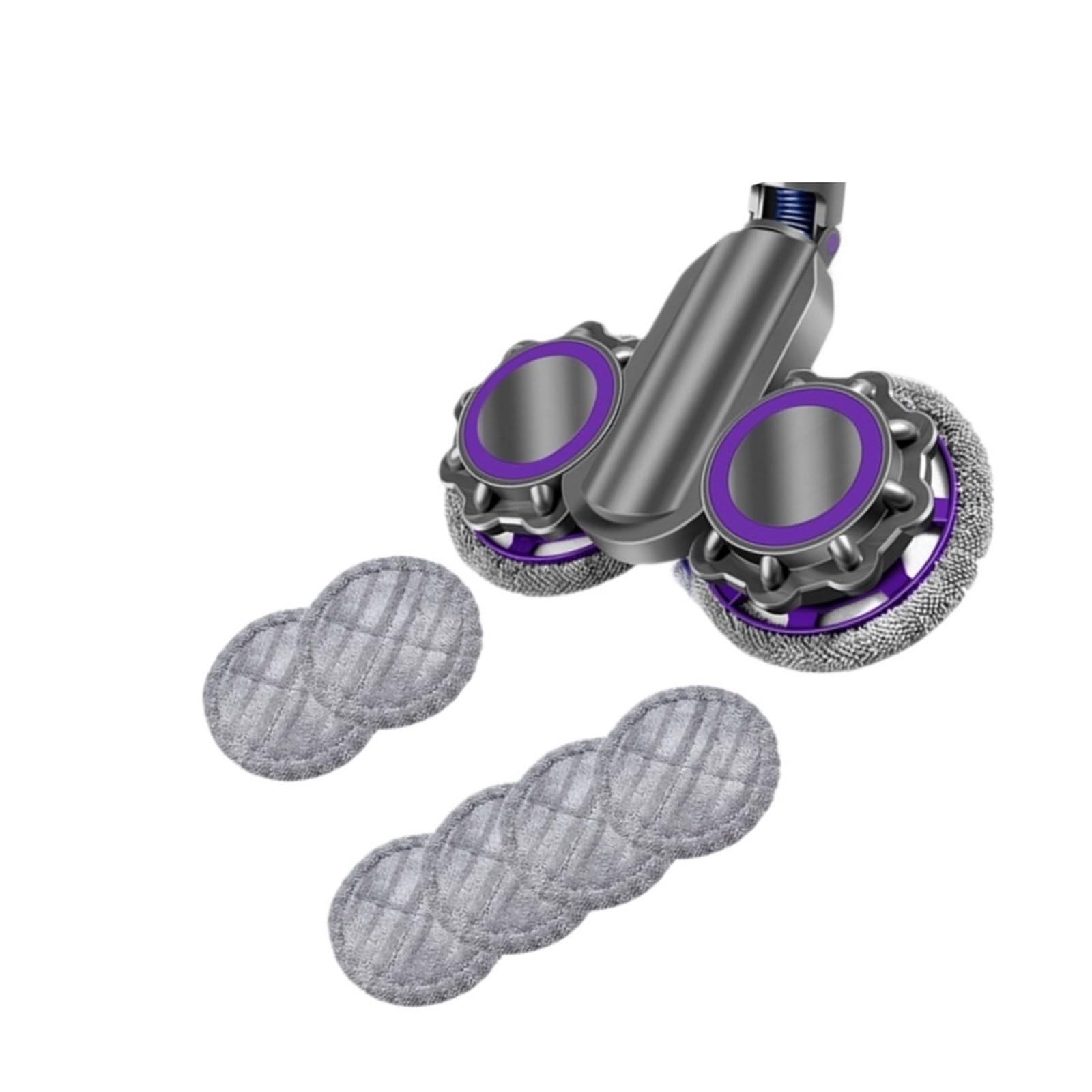 Części do odkurzacza. Głowica mopa do zbiornika na mokro i suchą wodę. Kompatybilna z elektryczną głowicą mopa czyszczącego Dyson V7 V8 V10 V11. (Kolor: Bez zbiornika na wodę), chenjunt3ao0