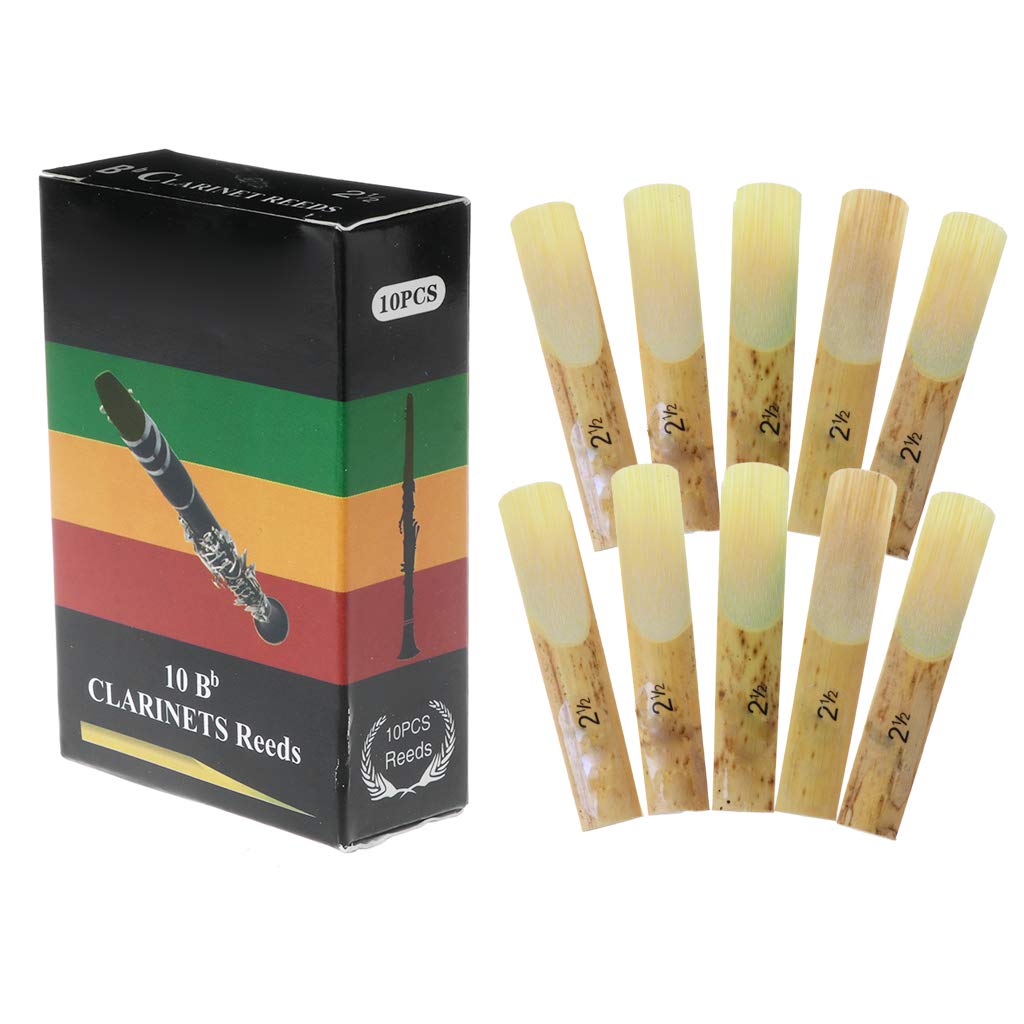 10 Stück pro Set Bb Klarinette Blätter Traditionelle Bambus Blätter Stärke 2,0/2,5/3,0