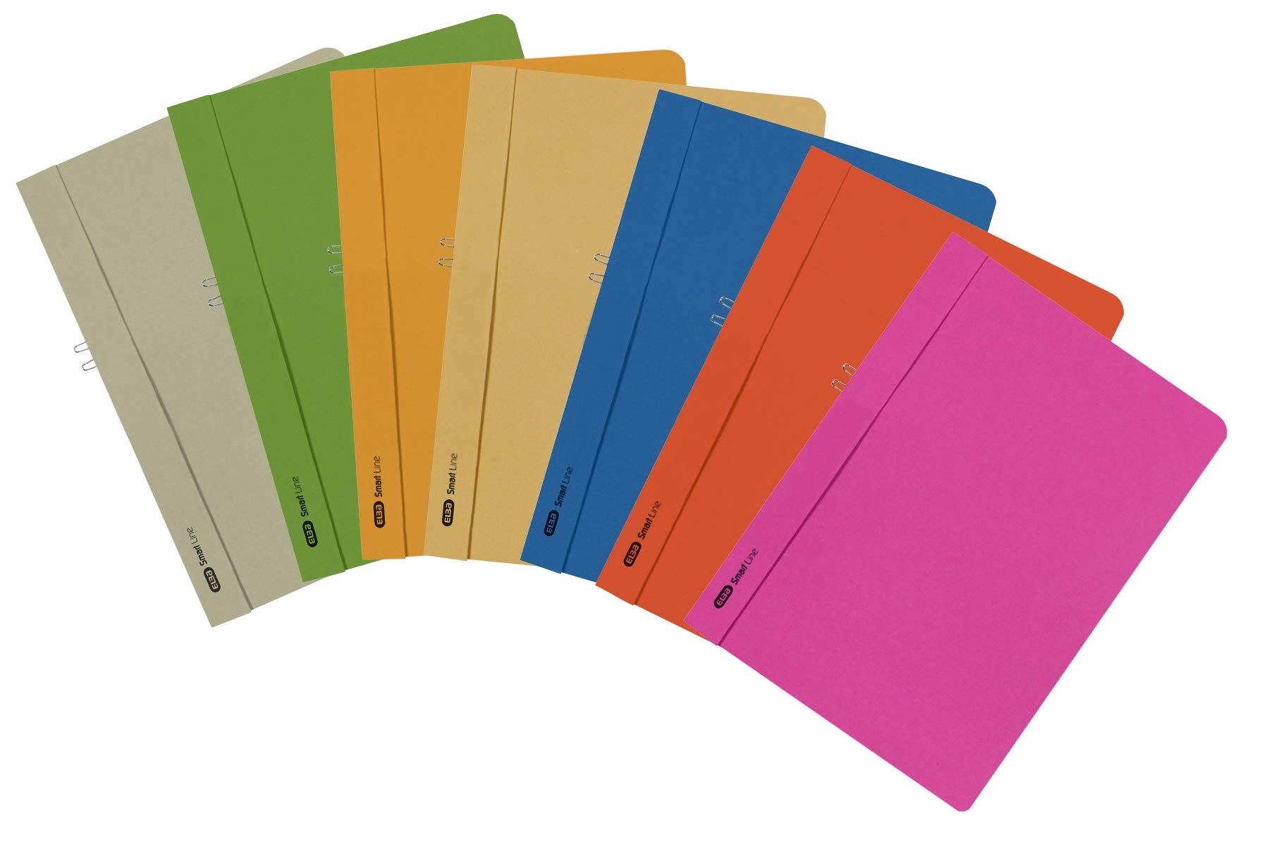 Elba 36450GN - Carpeta con cierre de clip (250 g/m2, cartón manila, aproximadamente 10 hojas A4, 50 unidades), color verde