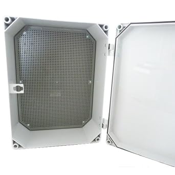 Elektro-PLAST UNI-1 Switch Cabinet with Lock 400 x 300 x 160 mm Industrial Housing Empty Housing Switch Box 43.1 IP65 5719, Grey