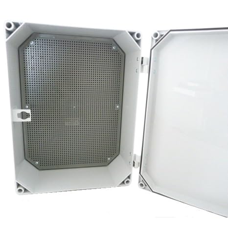 Elektro-PLAST UNI-1 Switch Cabinet with Lock 400 x 300 x 160 mm Industrial Housing Empty Housing Switch Box 43.1 IP65 5719, Grey