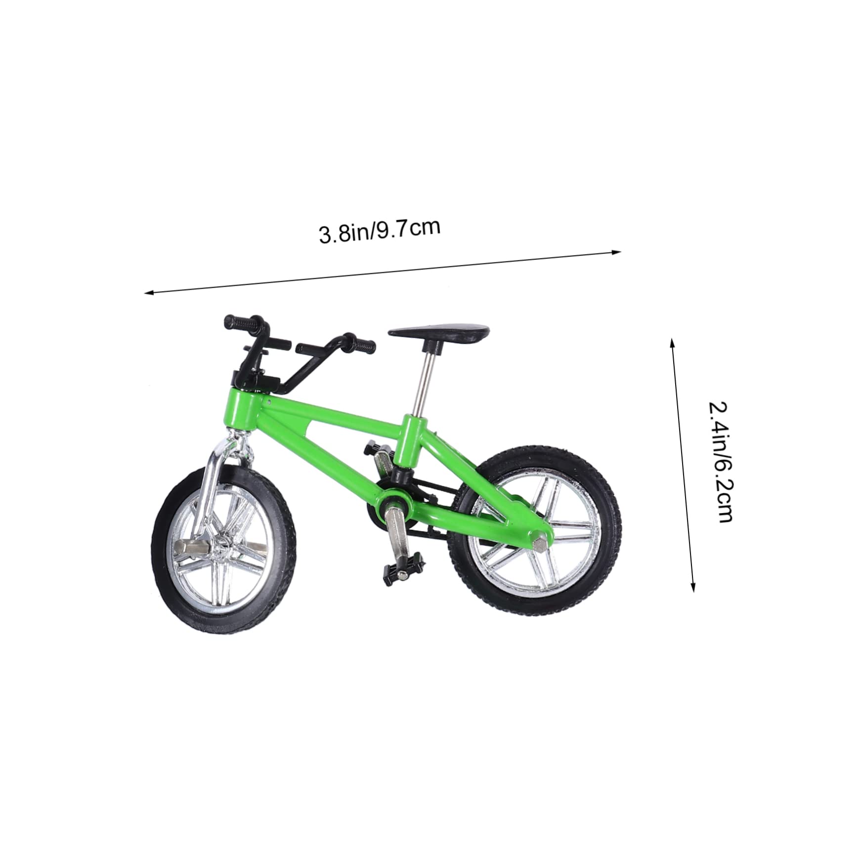 KESYOO 1Set Mini Finger Bike Model Mini Bike Ramp Folding Scooter Desk Game for Leisure Fun and Skill Development