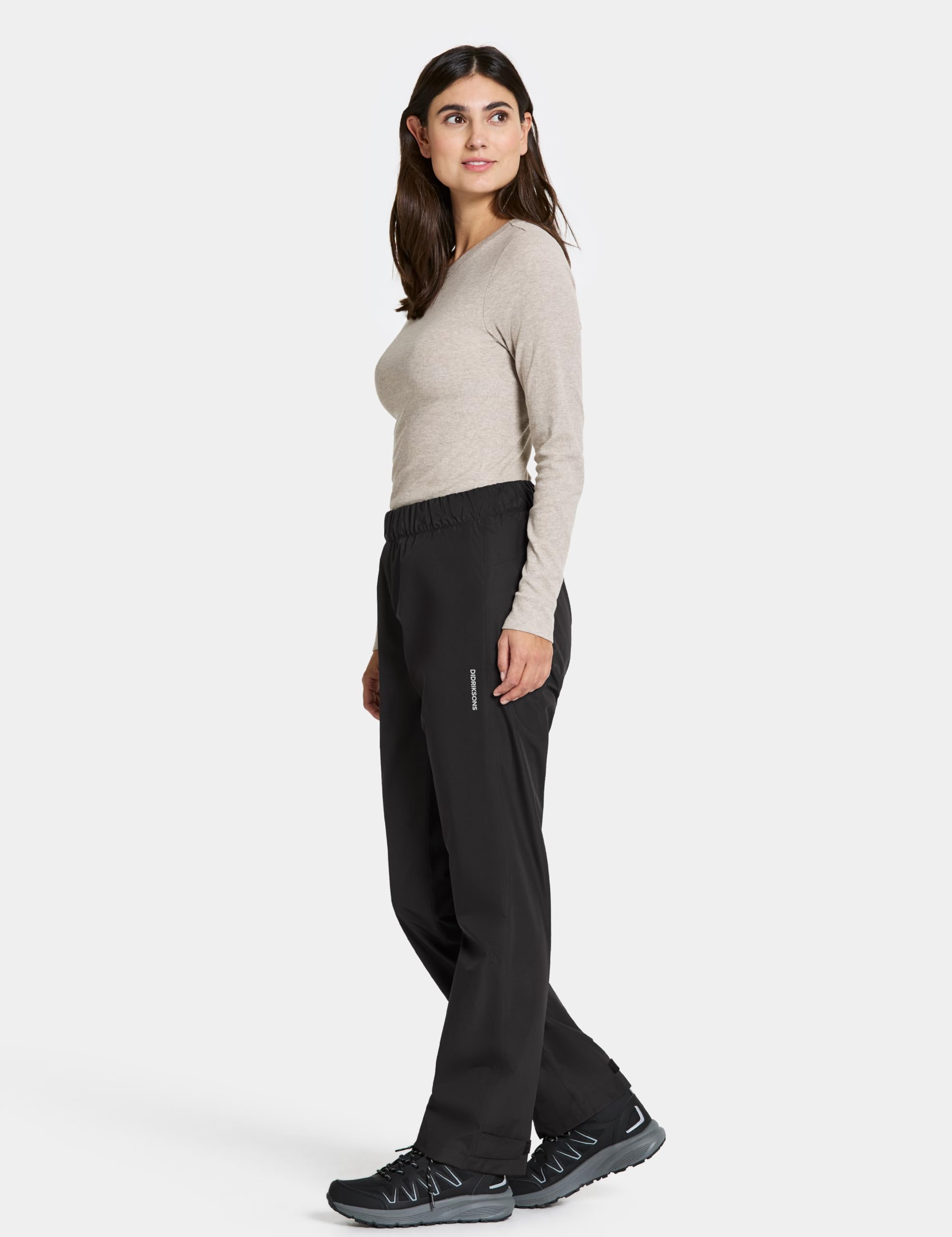 Didriksons - Nordic Pants - Wasserdichte und winddichte Damenhose - Schwarz