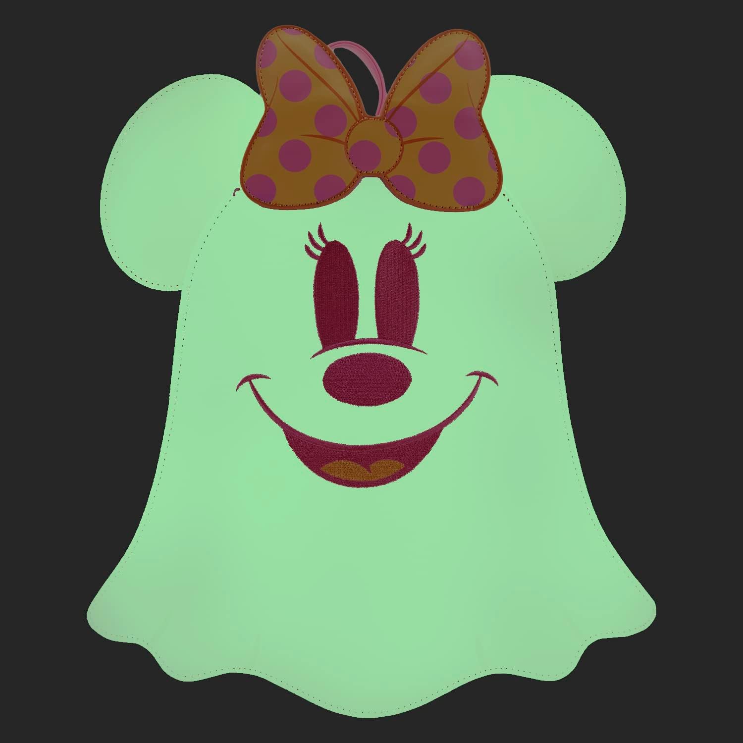Loungefly Disney Pastel Ghost Minnie Glow in The Dark MINI Backpack