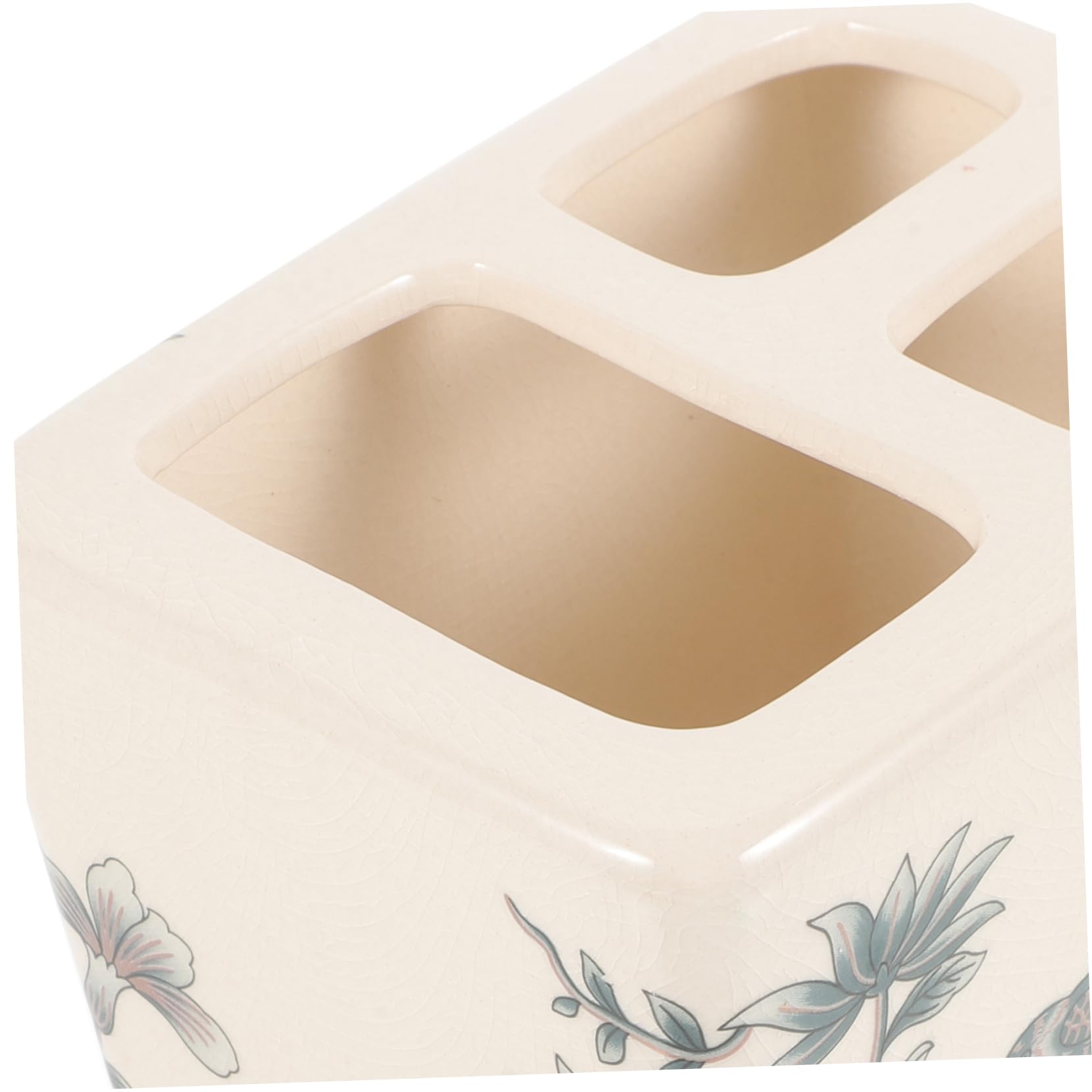 Porta Spazzolini e Resina, Design Vintage Europeo, Supporto Compatto per Bagno di Casa, per Coppie e Famiglie