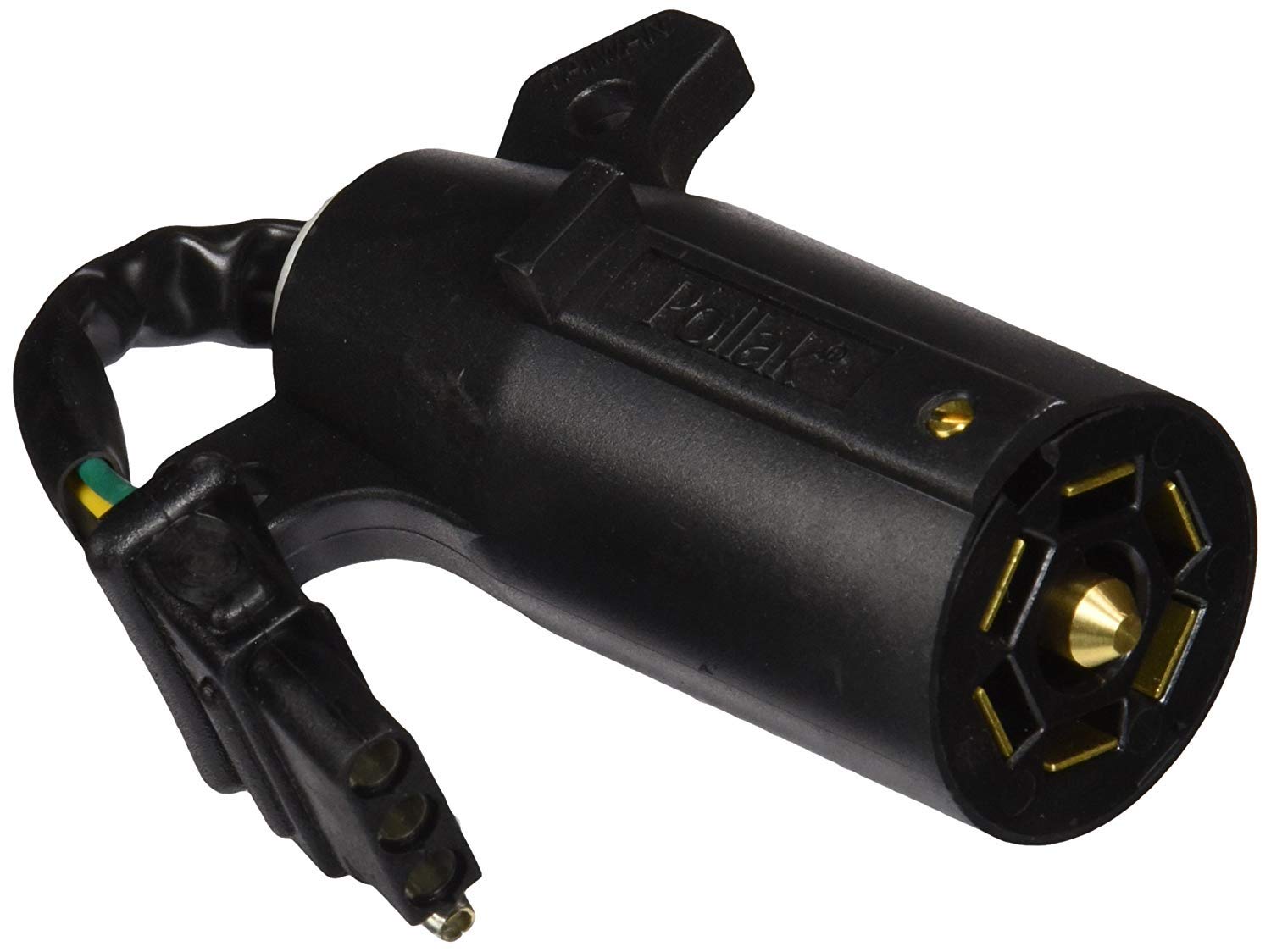 Pollak 12-743Ev 7Way Rv To 4Way Flat Flex Adpt by Pollak