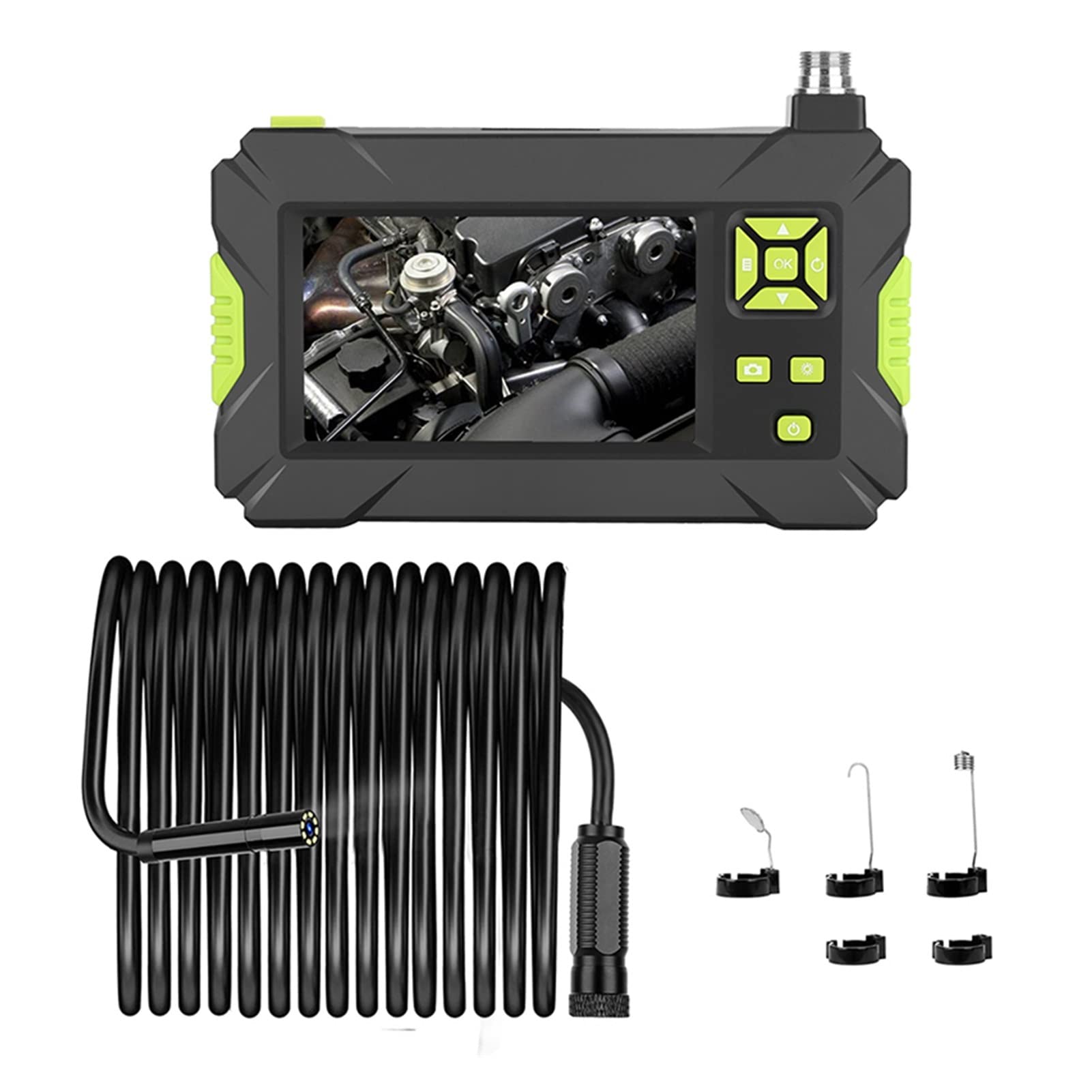 Schermo a tenutazza Endoscopio Single & Dual Lens Camera 43 "BoresCope industriale 8mm 2.0MP ISPEZIONE SNAKE Camera(10m)