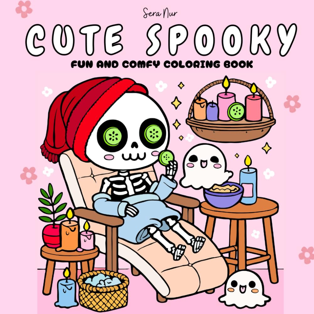 Spooky Relaxing Coloring Book: A Fun and Comfy Coloring Book for Adults and Teens | Easy, Spooky Vibes for Relaxation and Creativity