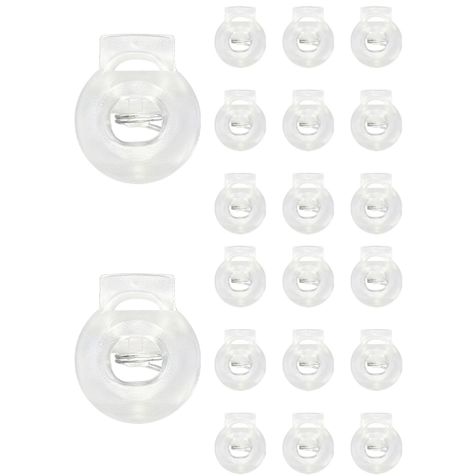 Cuixia Roman Blind Clips, Plastic Cord Lock Stopper End Spring Stop, 20 Pcs