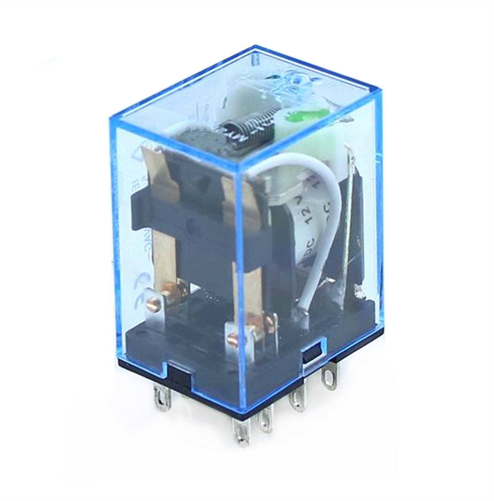 CZKE 10pcs MY2P HH52P MY2NJ 12V/24V AC/DC Bobina de propósito General Dpdt Micro Mini relé con zócalo (Size : DC 24V)
