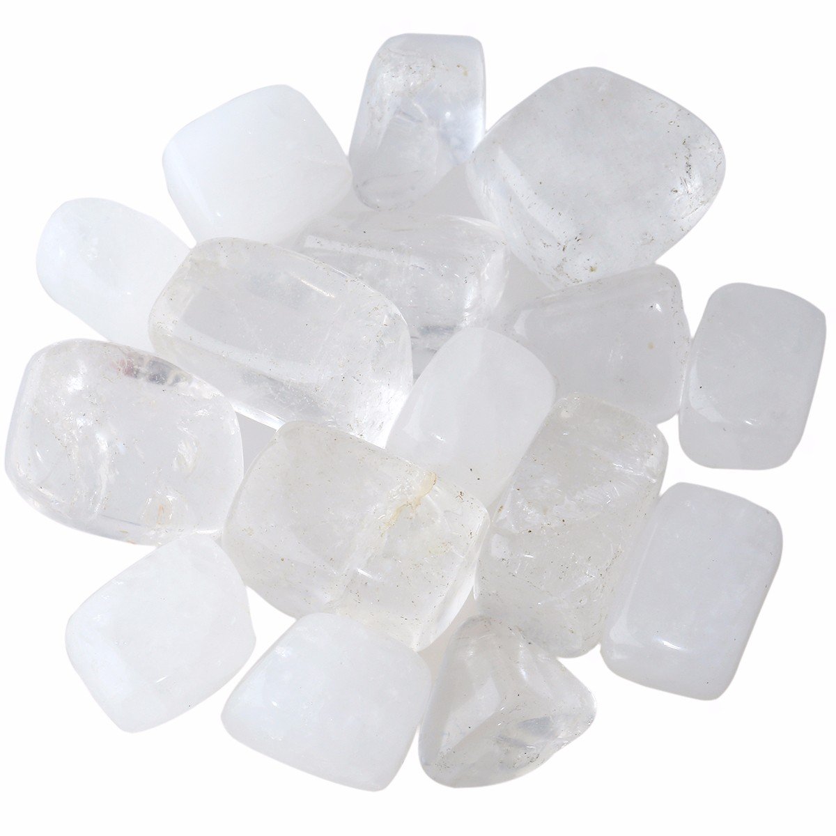 Rockcloud Polished Clear Quartz Stones