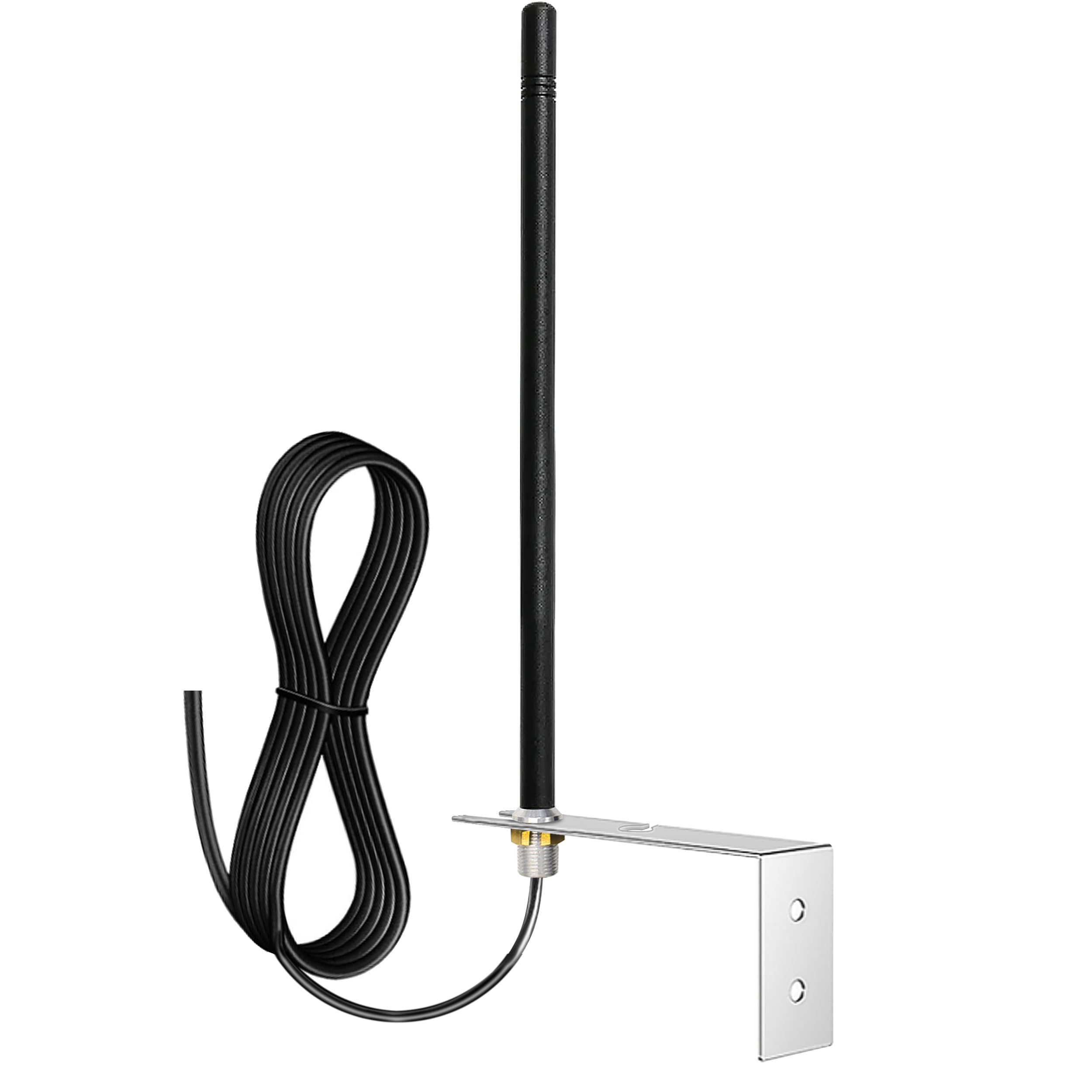 Antenne Universelle 433,92 MHz pour Portail Automatique Récepteurs et Automatisme de Porte Garage avec Support et Câble D'extension
