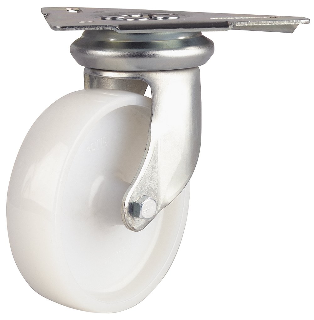 Buy Revvo Caster 4 Series Plate Caster, Swivel, Thread Guard, Nylon
