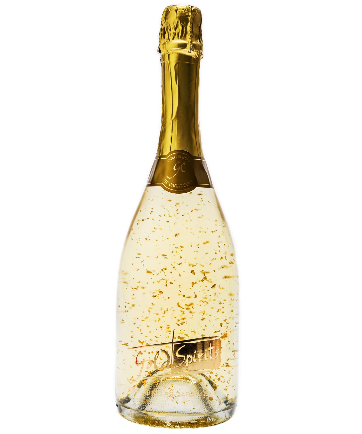 Sparkling Gold Spirits Wine, Original Gold Cuvee Gold Bubbly - Gift For Any Occasion | Wedding, Birthday, Anniversary, Christmas, NewYear, Coporate Gifts, 750ml - 12.5%