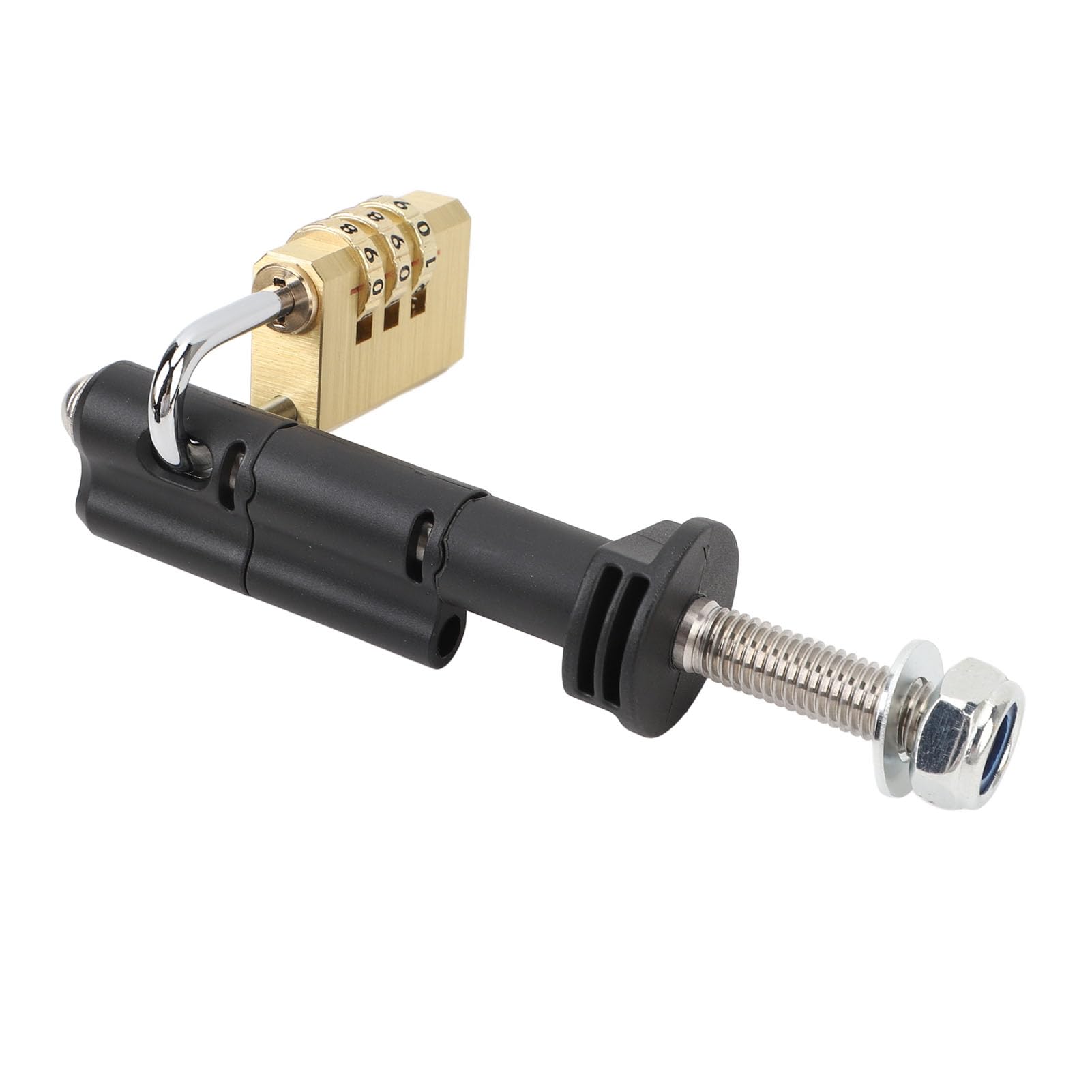 Set di Perni di Montaggio per Scheda di Trazione Perni di Sicurezza Durevoli Antifurto per Maxtrax e MKII Confezione da 4 Pezzi in Acciaio Inossidabile e Nylon (Con blocco password)