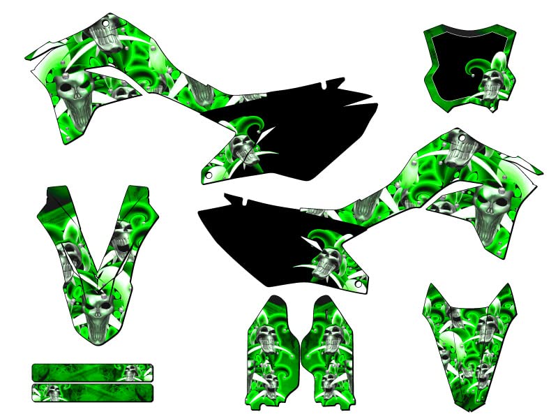 Amazon.com: 2020-2025 KLX 300 R Jester Green Senge Graphics