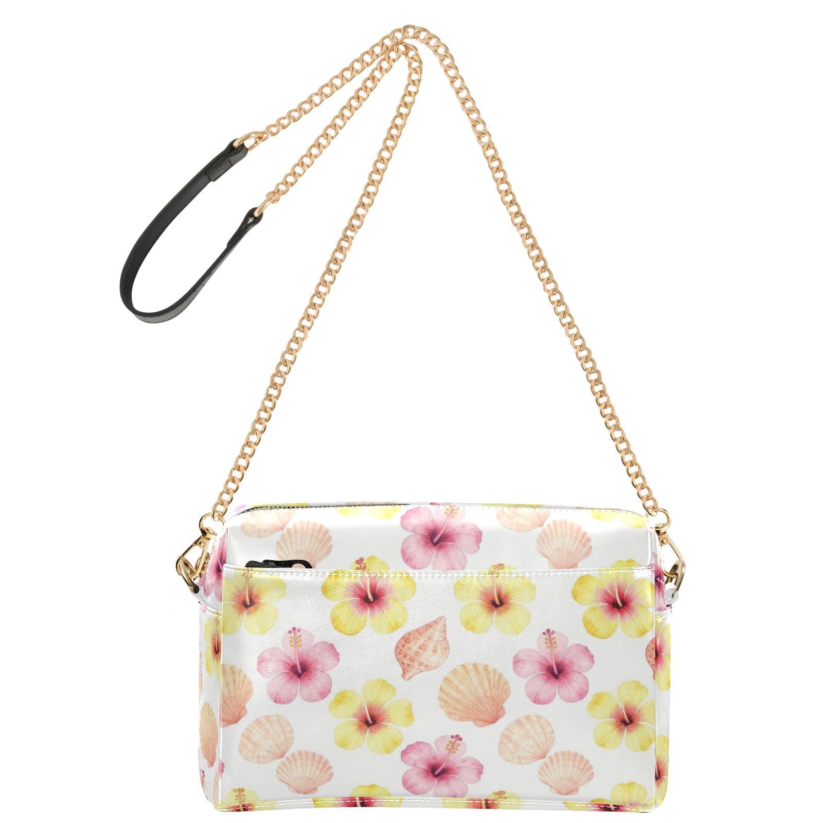 Borsa a tracolla casual da donna con chiusura a zip facile da pulire