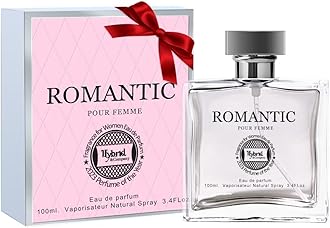 Hybrid & Company Romantic Perfume for Women Rich and Rejuvenating Effortless Grace Eau De Parfum Scent, 3.4 Fl Oz